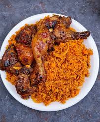 Jollof Rice + 1 Beef (small plate)